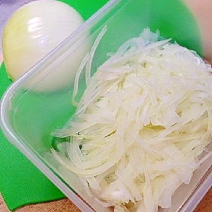 ねえこれ知ってた ストレス少なめ玉ねぎスライス術 レシピ 作り方 By Johnny Bean 楽天レシピ